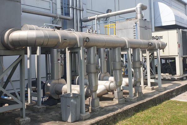 Nama Proyek : Install New Chiller, Unicharm. Kiic Lokasi / Tahun : Karawang 2020