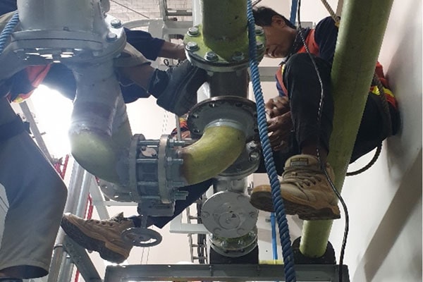 Nama Proyek : Install New Chiller, Unicharm. Kiic Lokasi / Tahun : Karawang 2020